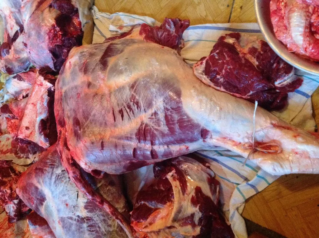 мясо деревенское говядина в Ермолине