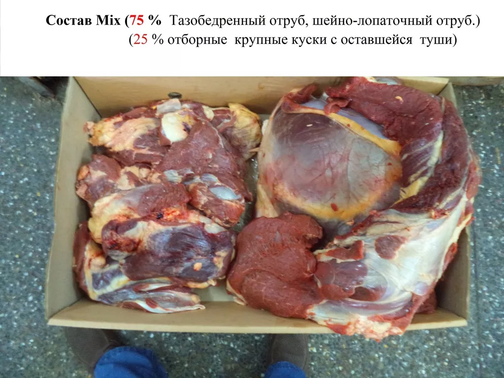 фотография продукта Мясо говядины микс