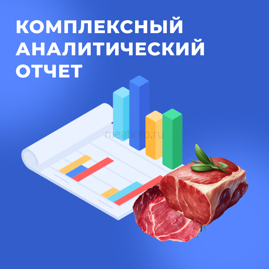 Комплексный аналитический отчет для торговых компаний на рынке мяса и  мясопродуктов 16-07-2024