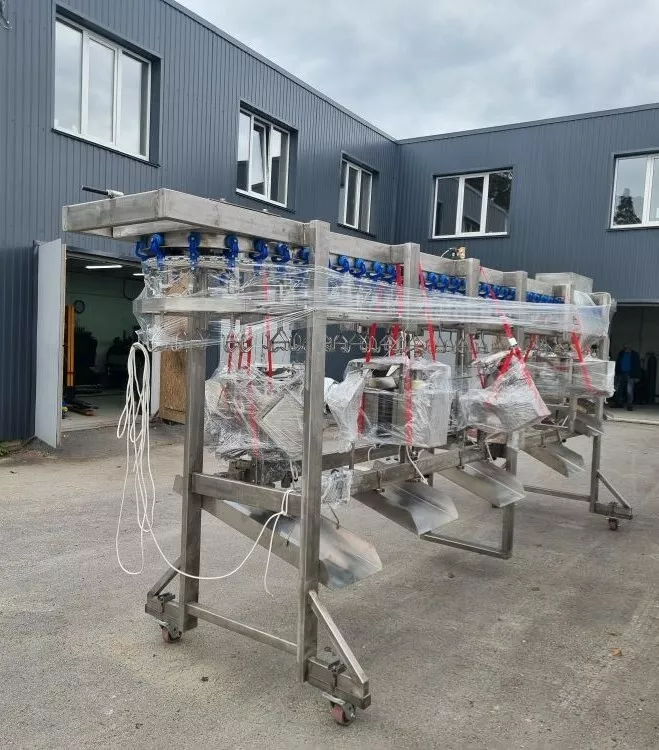 линия автоматической  разделки кур в Миассе 2