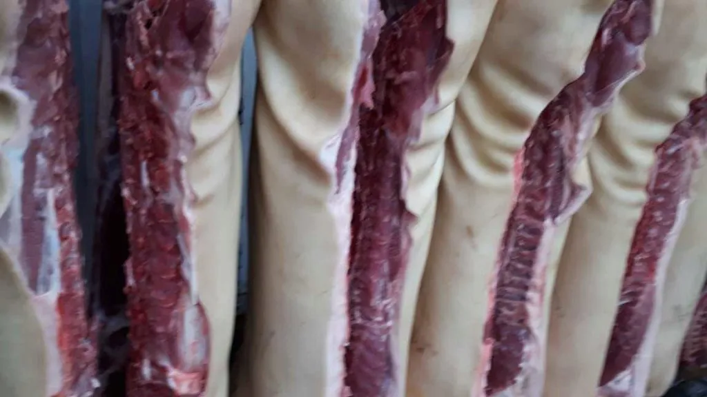 фотография продукта свинина 1 кат. мясо-бекон по 155 руб/кг