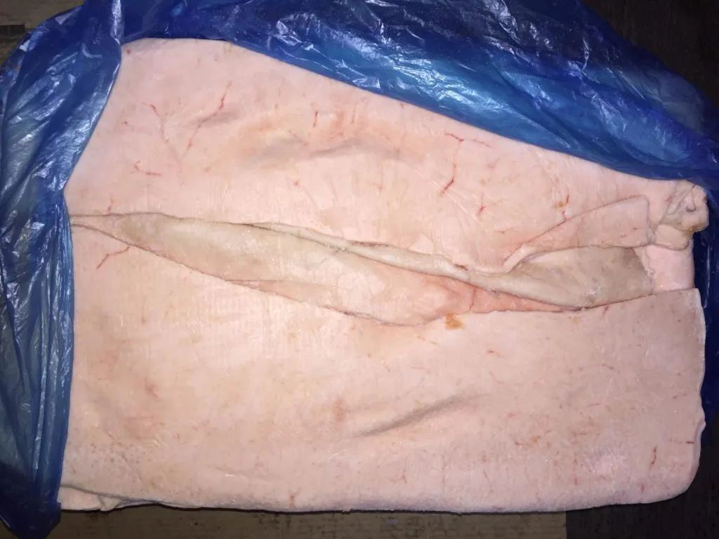 Фотография продукта шпик свиной боковой заморозка