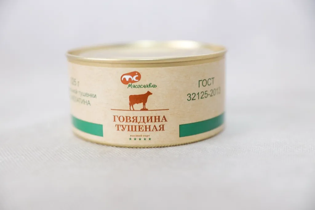 фотография продукта тушенка из говядины в Ярославле