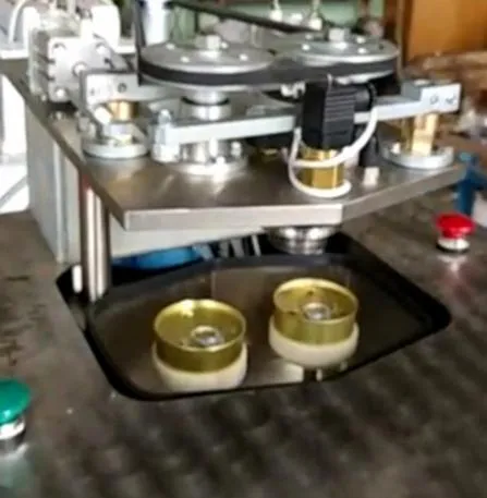 фотография продукта Вакуум-закаточная машина для консервов