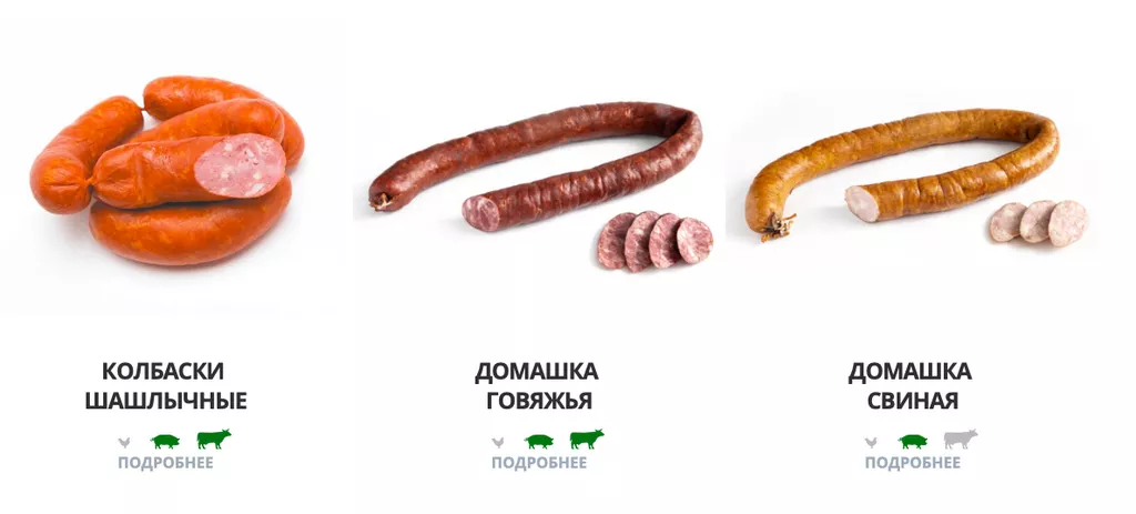 полукопченые колбасы в Республике Беларусь