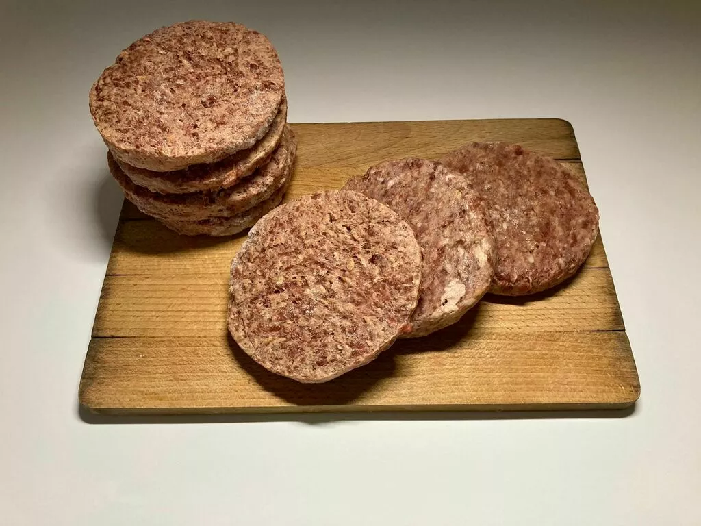 фотография продукта Котлеты для бургера из 100% говядины
