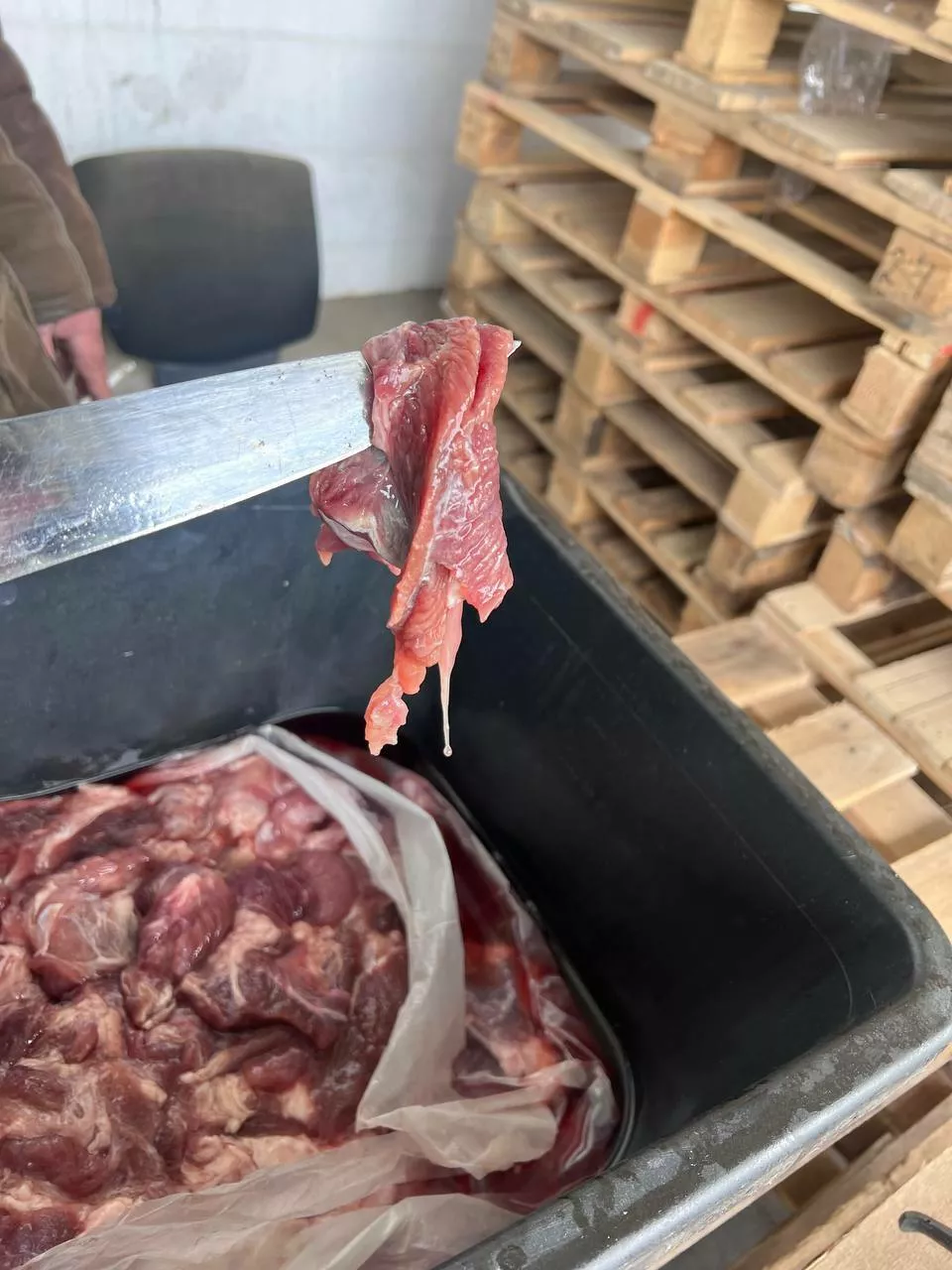 Фотография продукта Обрезь говяжья заморозка