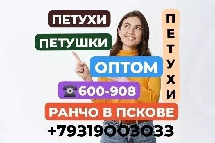 фотография продукта Петухи. индюки. утки. 