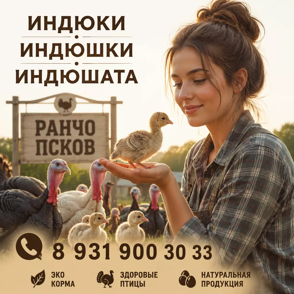 Фотография продукта Индюки, индюшата, яйцо инкубационное