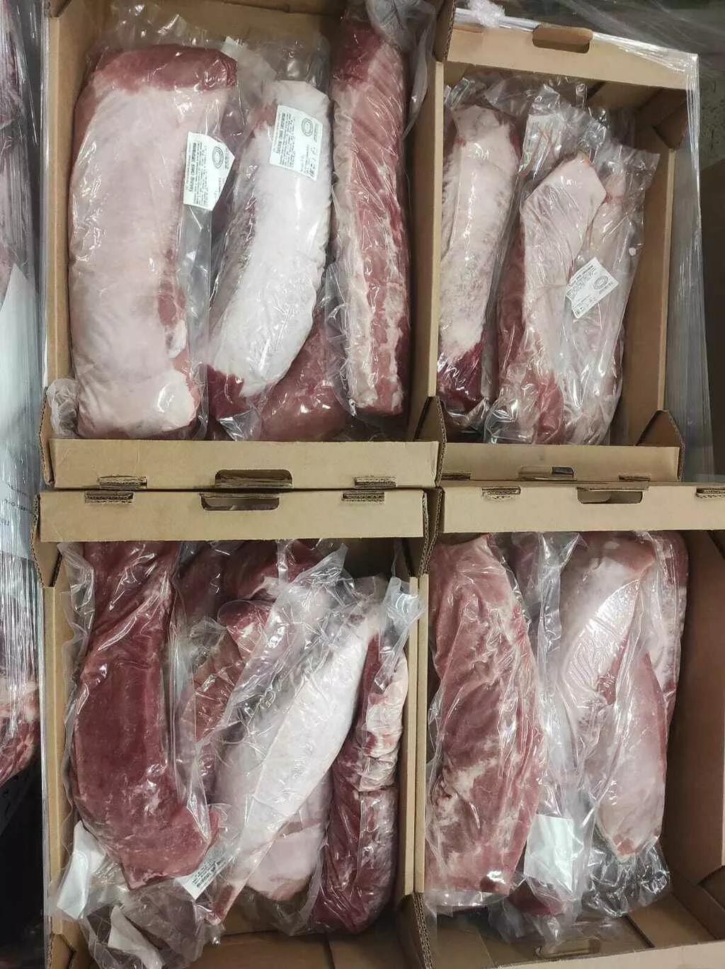 Фотография продукта Свинина в отрубах вакуум  сухая 