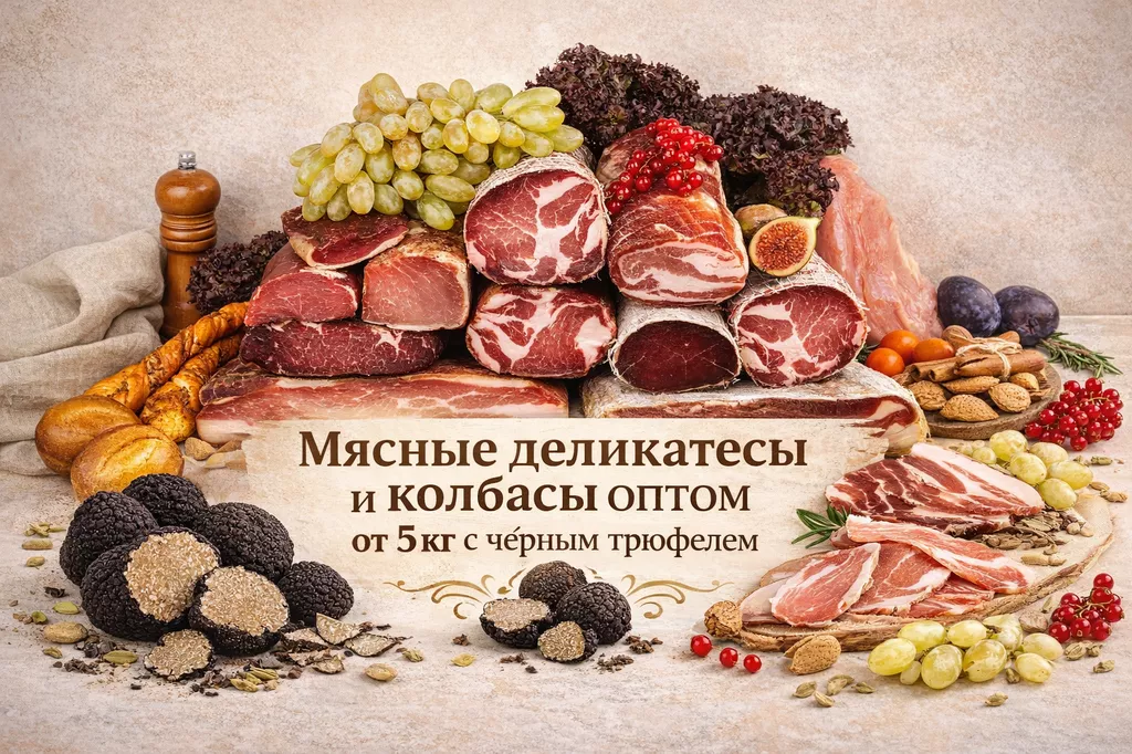 фотография продукта Мясные деликатесы с черным трюфелем опт
