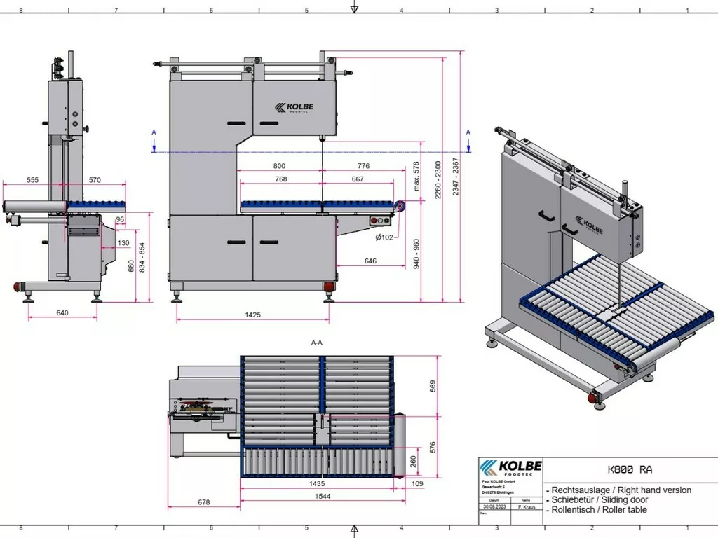 фотография продукта Пила ленточная kolbe k-800rt