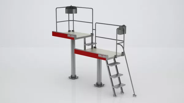 Фотография продукта Стационарная двухуровневая платформа 