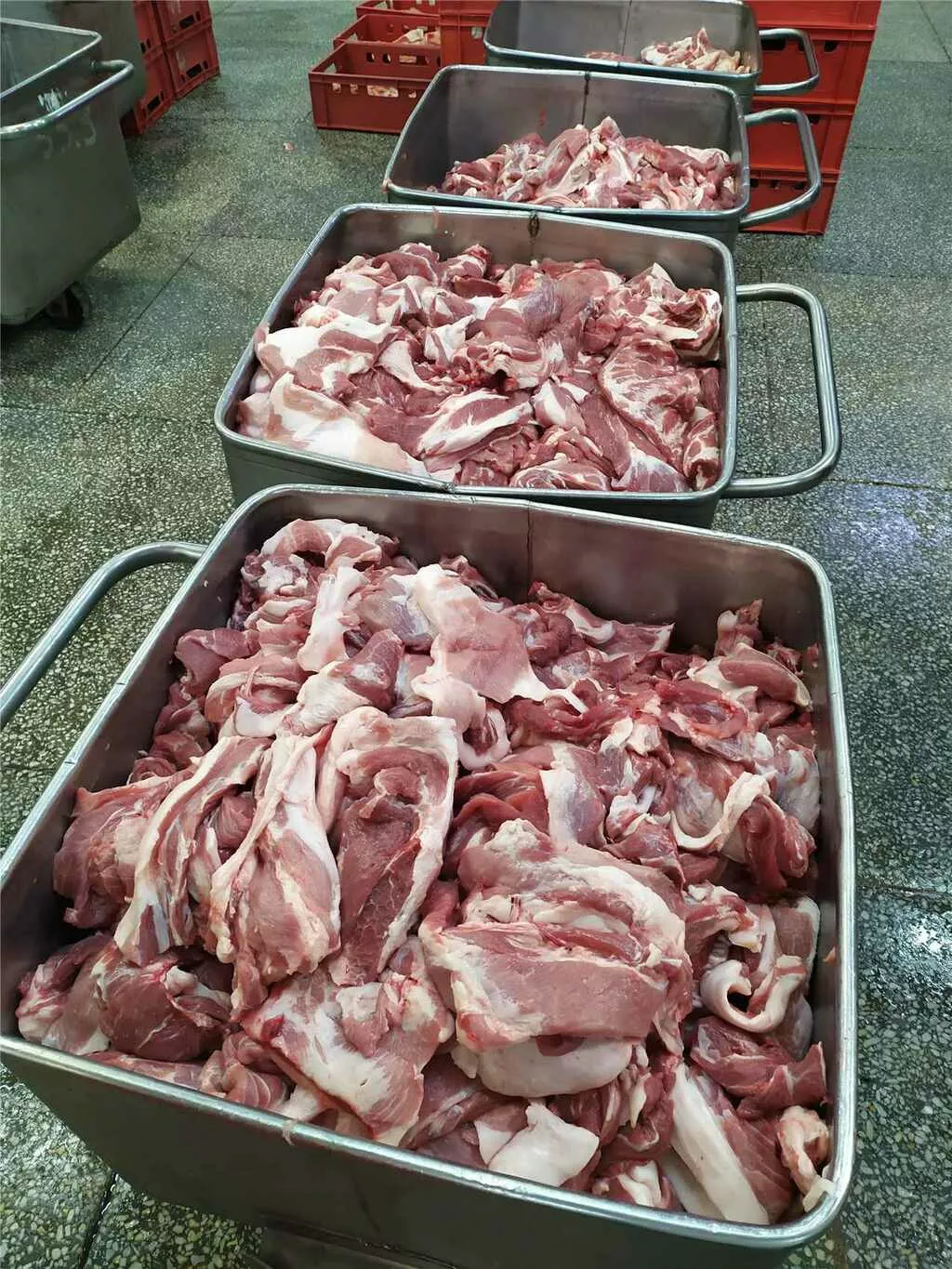 Фотография продукта Тримминг свиной 70/30 зам. монолит