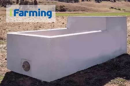 фотография продукта Групповая бетонная поилка на 400 литров