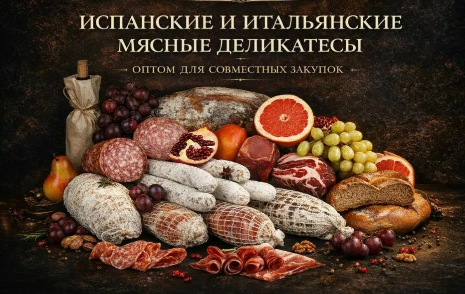 фотография продукта Сыровяленые колбасы и мясные деликатесы
