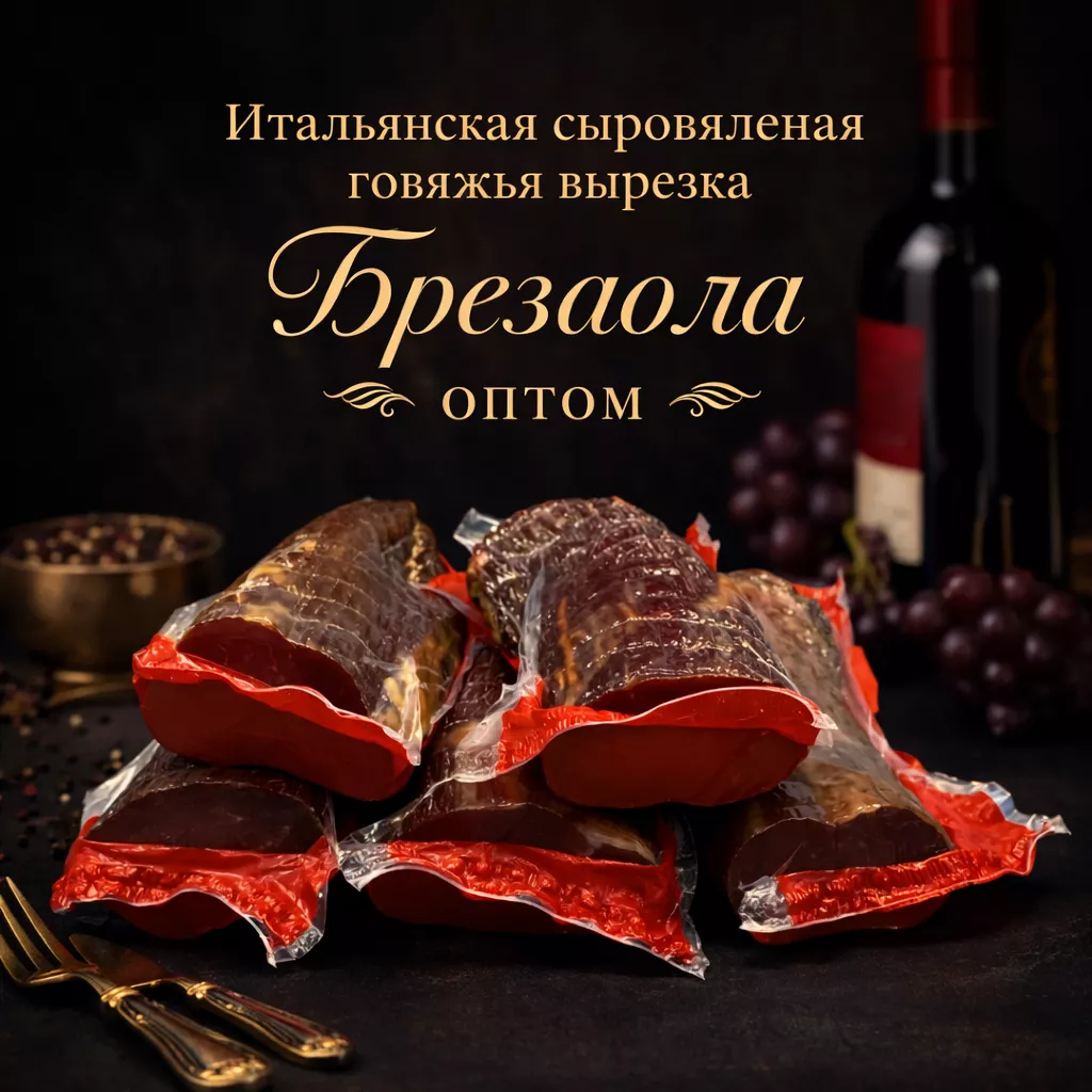 Фотография продукта Брезаола сыровяленая говядина премиум