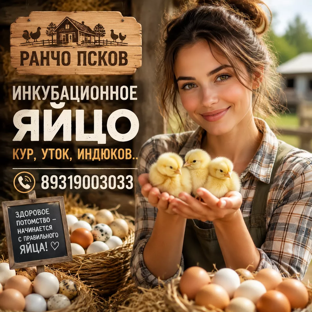 Фотография продукта Инкубационное яйцо кур, уток, индюков