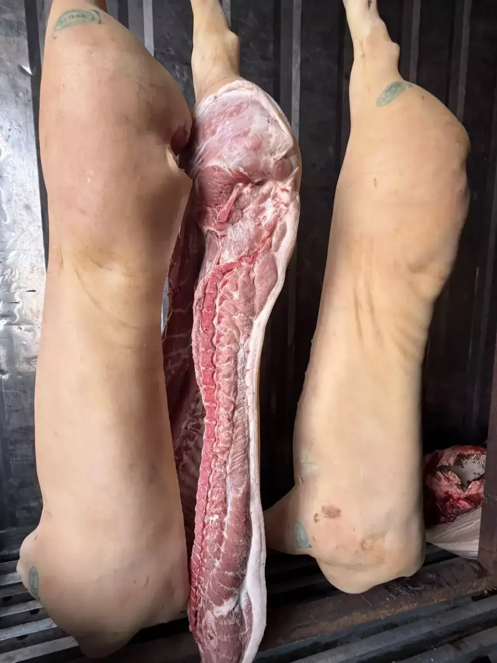 Фотография продукта Мясо свинины в полутушах охл, зам