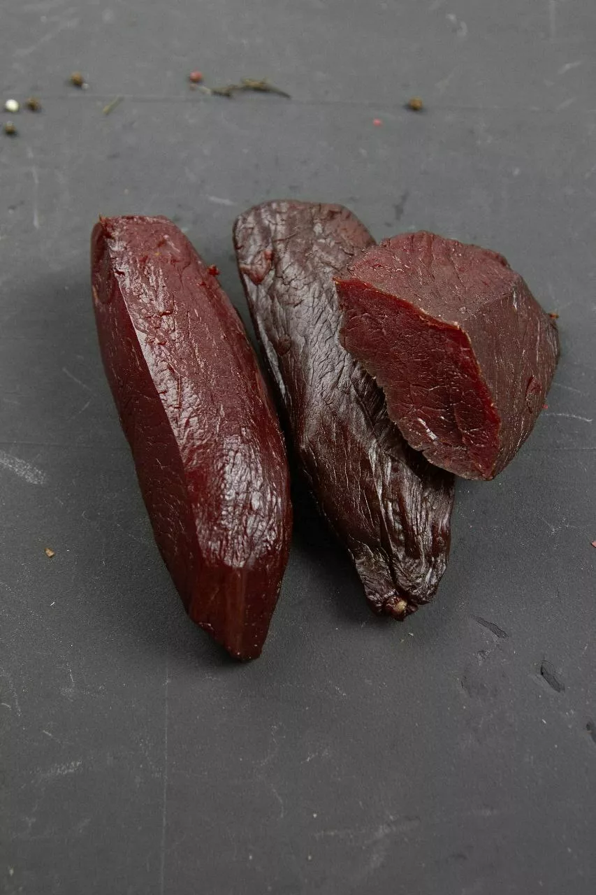 Фотография продукта Карпаччо, оленина. сырокопченая оленина