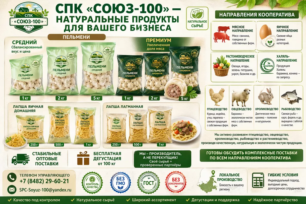 Фотография продукта Пельмени говяжьи, свино говяжьи