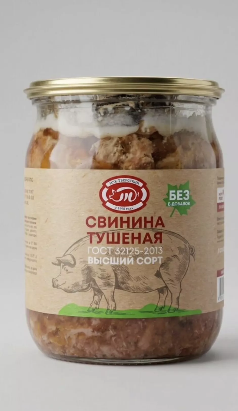 фотография продукта Свинина тушеная ГОСТ