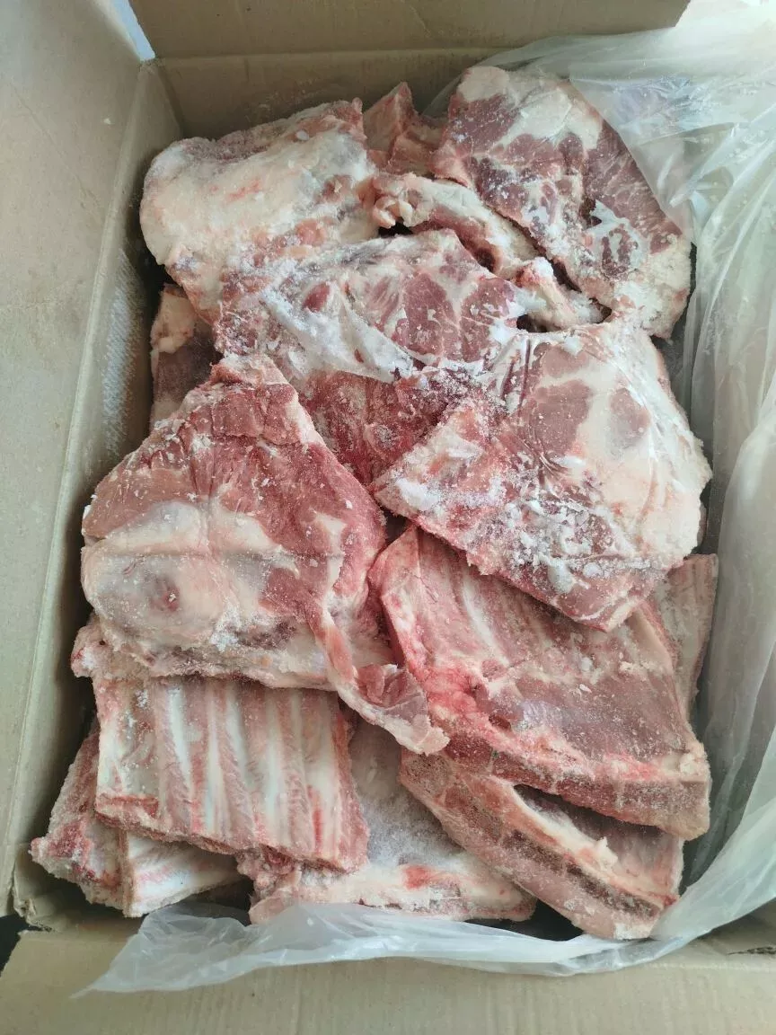 фотография продукта Ребра свиные зам блок короб l(сибагро)