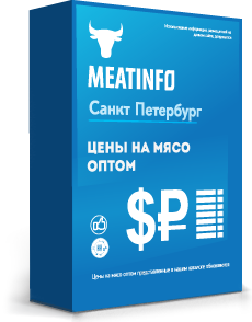 Мониторинги, Оптовые цены на мясо в Санкт-Петербурге